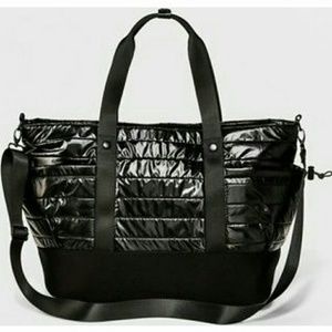 JoyLab by Target Black Shine Gym Bag